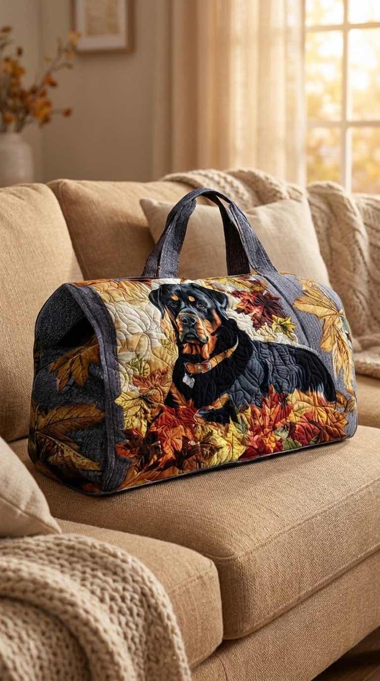 Paws&Pouches™ Dog Quilted Duffel bag