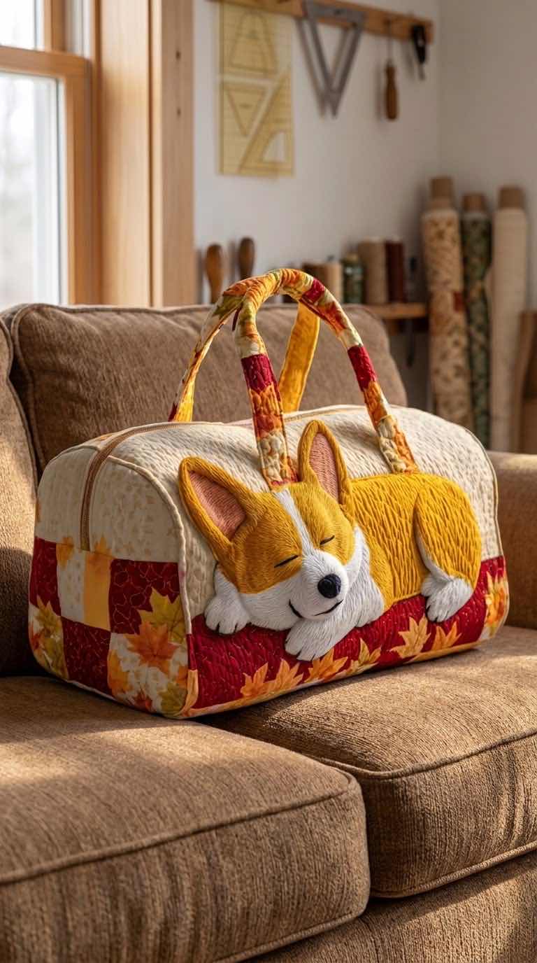 Paws&Pouches™ Dog Quilted Duffel bag