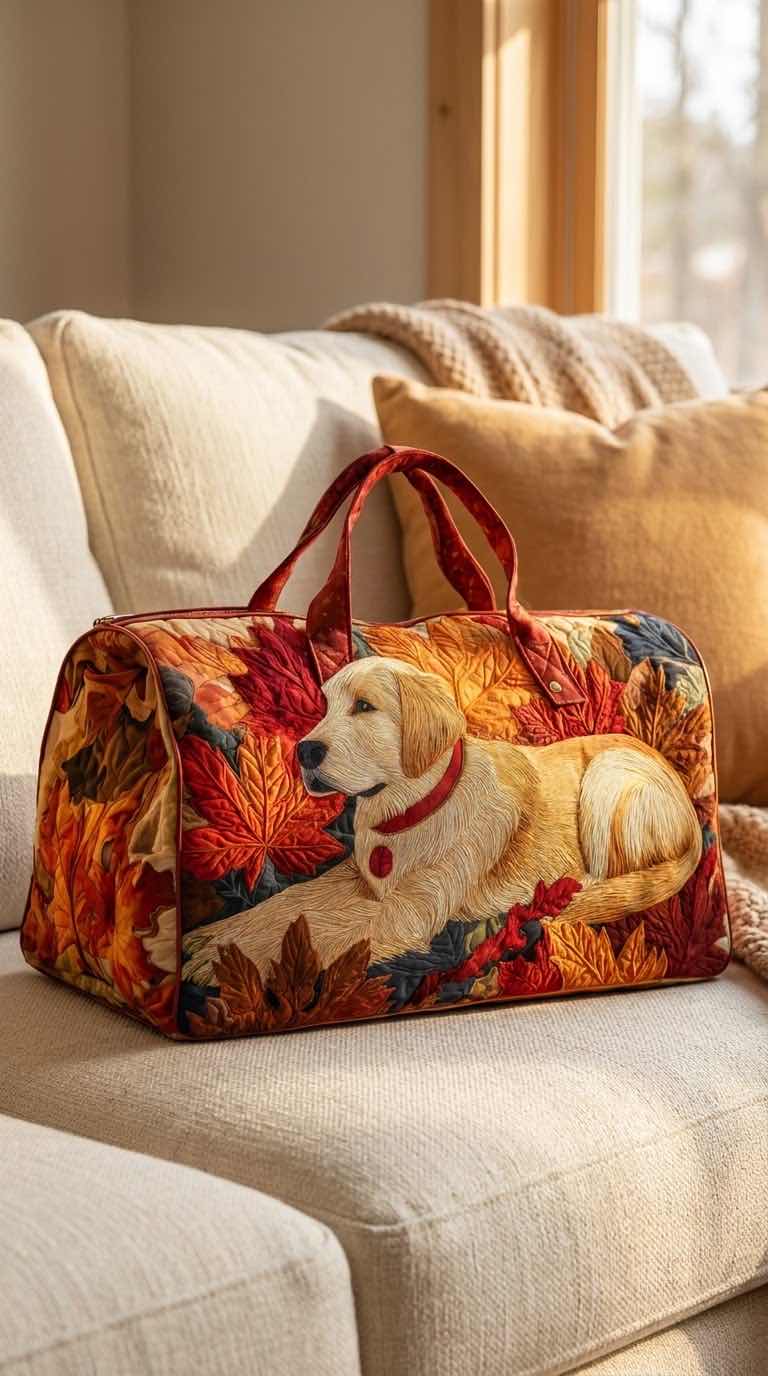 Paws&Pouches™ Dog Quilted Duffel bag