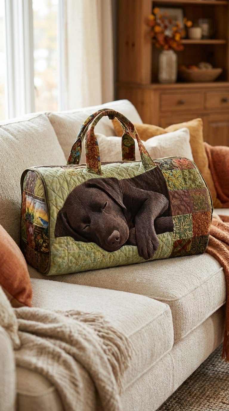 Paws&Pouches™ Dog Quilted Duffel bag